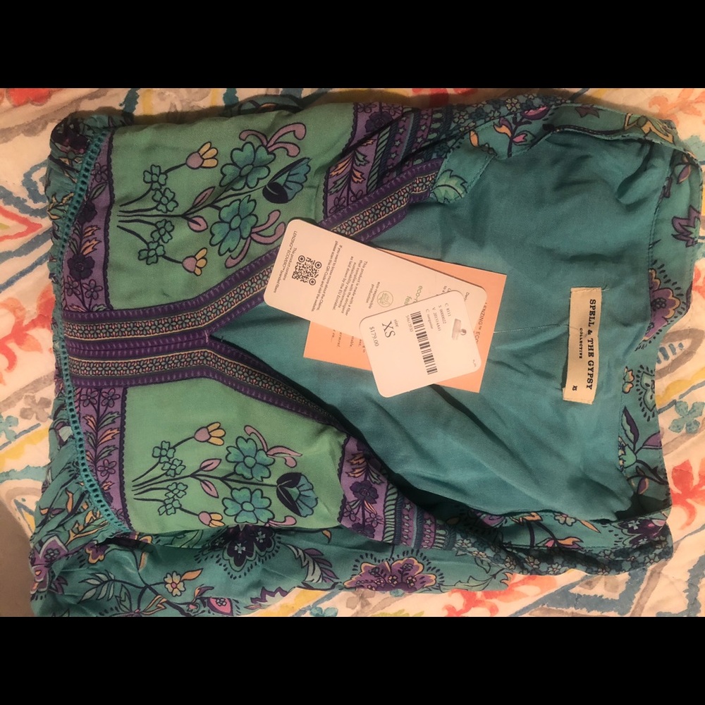 SOLD!!! ❤️❤️ Spell Portobello Blouse F p exclusive - Picture 4 of 5